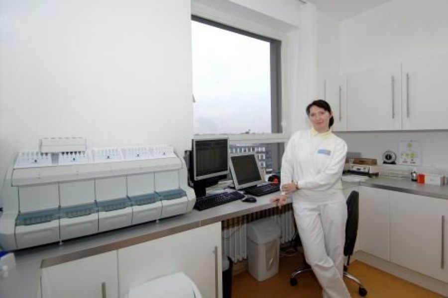 Labor des Andrologie-Standortes in Mülheim
