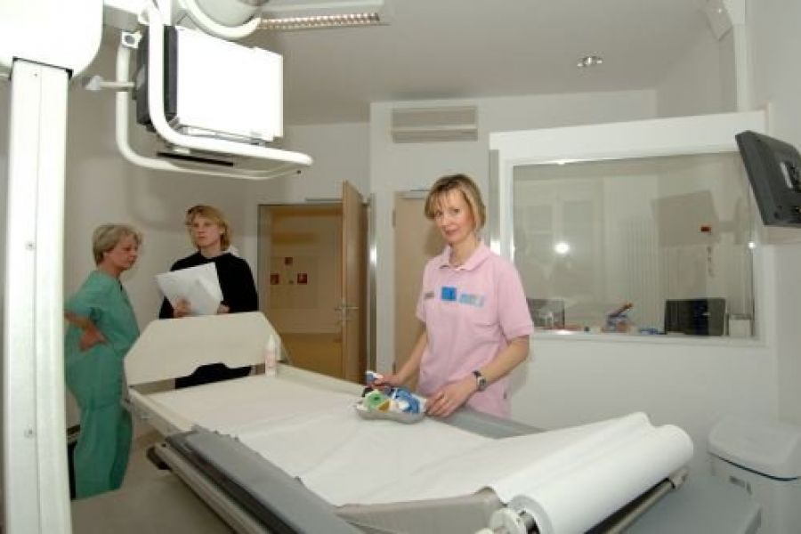 Roentgenraum der PUR/R Praxisklinik für Urologie