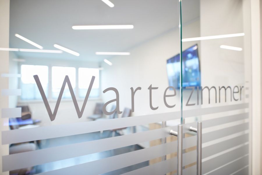 Blick in das Wartezimmer